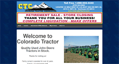 Desktop Screenshot of coloradotractor.com